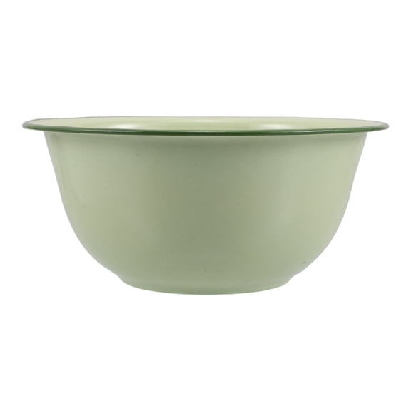 CHICHUMID Retro Enamelware Bowl Set - Deep Asian Soup Bowls for Kitchen, Food Storage, Mixing, and Serving