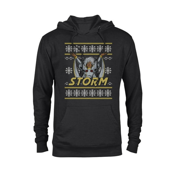 Marvel X-Men Storm Holiday Sweater - Pullover Hoodie for Adults - Customized-Black