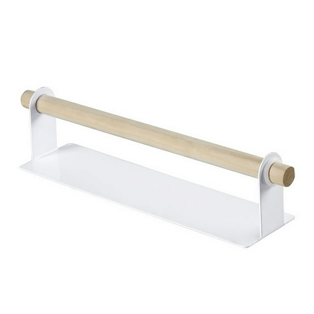 Single Rod Rack Bathroom Kitchen Self-adhesive wall shelf Wall Mounted Paper Storage Hanging Shelf