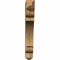 thumbnail image 2 of Ekena Millwork 6"W x 44"D x 44"H Olympic Craftsman Rough Sawn Bracket, Western Red Cedar, 2 of 13