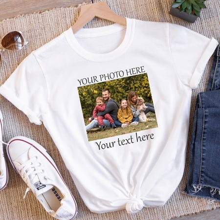 Custom Photo shirt Custom Shirt Custom Picture Tshirt Birthday Photo Shirt Holiday Gift Cu
