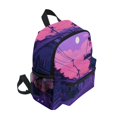 thumbnail image 2 of FORMRS School Backpack with Front Zippered Pocket 12" Student Travel Daypack, White Cat Walking, 2 of 6