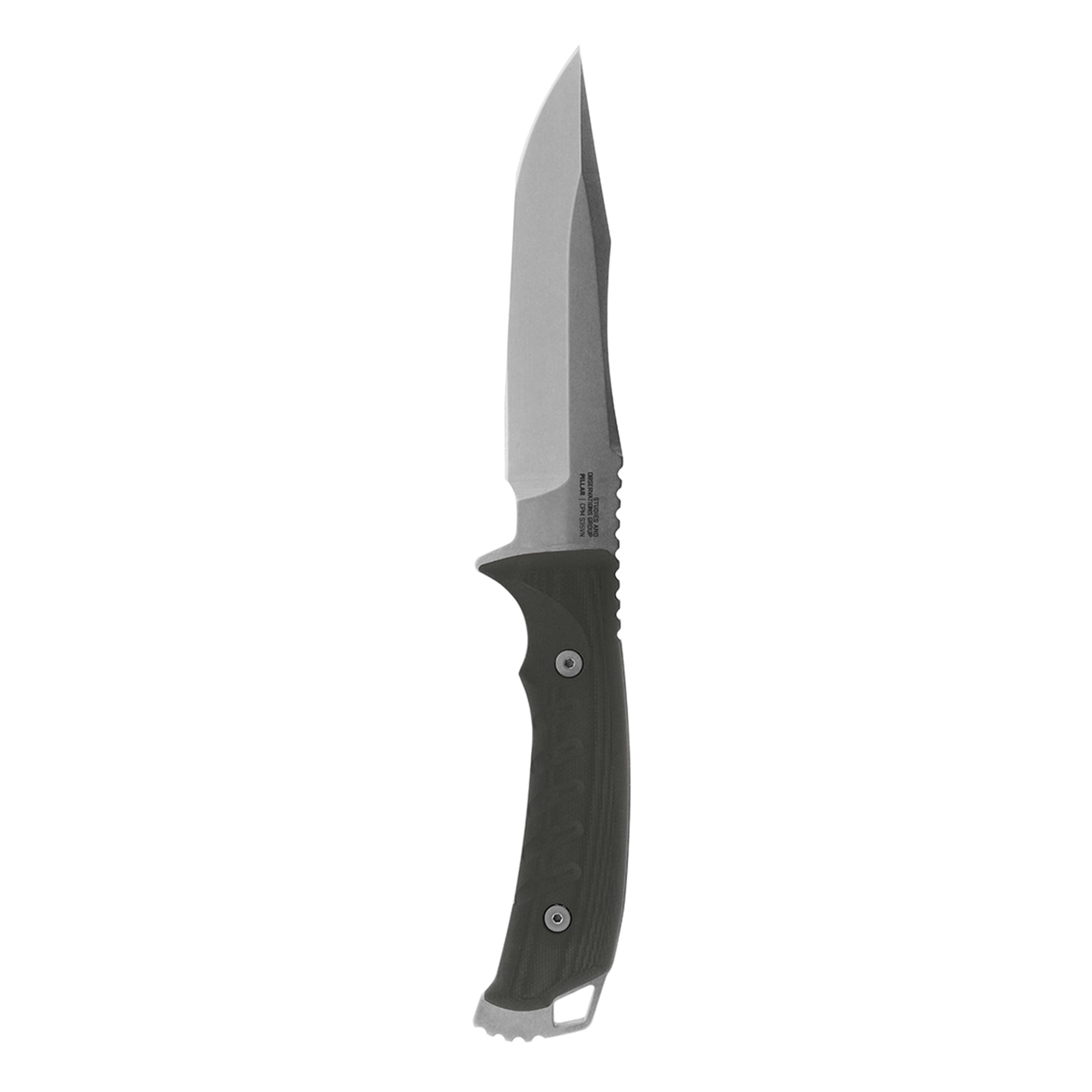 SOG Knives UF1001-BX Pillar Grey Canvas Micarta Fixed Blade CPM S35VN Steel Knife
