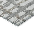 thumbnail image 4 of Addison Rugs Chantille Indoor/Outdoor Transitional Stripes Silver Washable Rectangle Rug, 8' x 10', 4 of 6