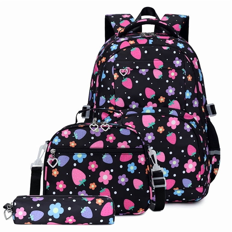 Flower Backpack for Women,Back to School Backpack with Lots of