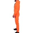 thumbnail image 2 of Riflessi Men's Athletic Sports Casual 2 Piece Solid Color Tracksuit Hoodie Jogger Pants Sweatsuit Set (Neon Orange, M), 2 of 4