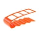 thumbnail image 1 of Tholdsy Organizador de Control remoto de aire de TV de 4 rejillas, soporte de contenedor, aparato de habitación, soporte de herramientas para Videojuegos y accesorios Naranja, 1 of 6