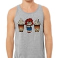 thumbnail image 2 of Horror Doll Coffee Tank Top Unisex Small Grey, 2 of 5