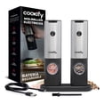 thumbnail image 1 of Set de Molinillos Eléctricos Recargables Cookify para Sal y Pimienta. Molino de Especias de Acero Inoxidable con Luz LED, 1 of 7