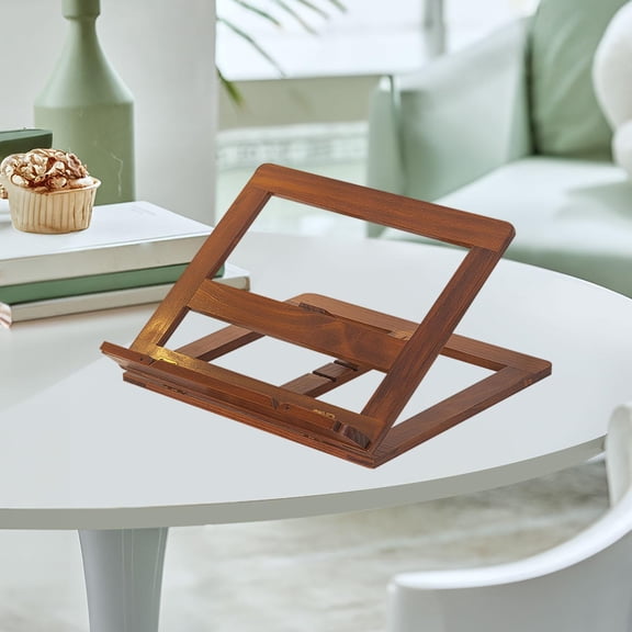 Tachiuwa Recipe Book Stand Bookshelf Folded Study Simple Desktop Bookend Rack Cookbook Holder for Office Textbook Countertop Tablet PC