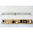 thumbnail image 1 of Wall Design Pieces Love Laughter & Happily Ever After Quote Home 10x40", 1 of 1