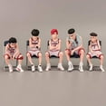 thumbnail image 1 of Slam Figure Set Of 5: Hanamichi Sakuragi, Kaede Rukawa, Ryota Mitsui, Ryota Miyagi, Anime, Pvc, 3 Inches, 5 Count, 1 of 4