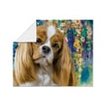 thumbnail image 3 of CafePress - Cavalier King Charles Spaniel Painting Throw Blank - Soft Fleece Throw Blanket, 50"x60" for All Ages, 3 of 4