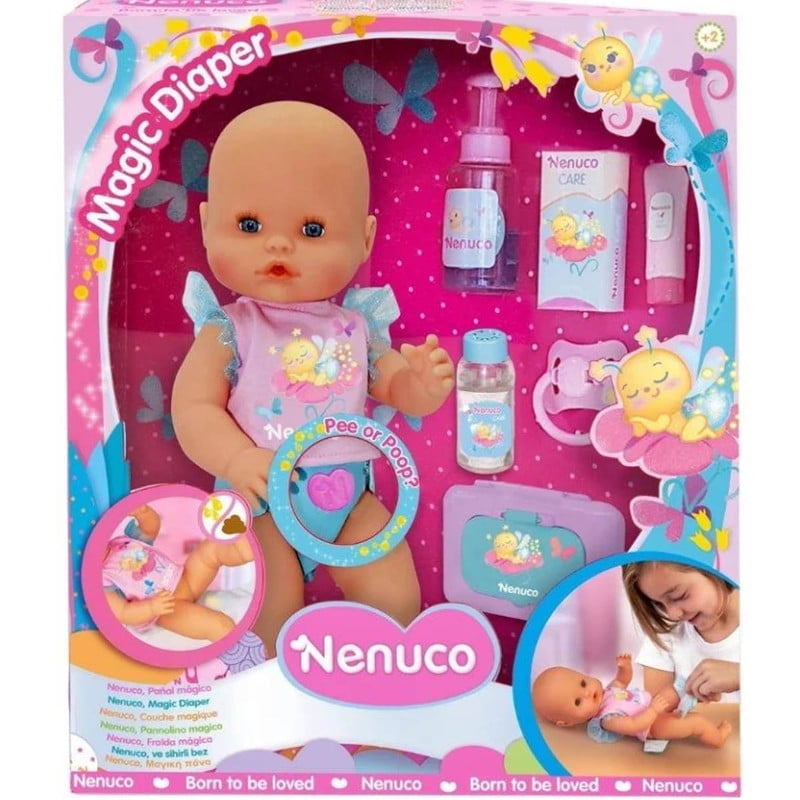 Nenuco Babypuppe Von Famosa – Badetauglich, 35 Cm, Mit Farbwechselndem Quietscheentchen