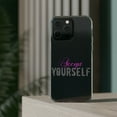 thumbnail image 3 of DistinctInk Clear Case for Apple iPhone 13 PRO (6.1" Screen) - Accept Yourself, 3 of 9