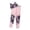 Camouflage Pink, variant on YEAHDOR Kids Girls Activewear Athletic Crop Top with Leggings Gym Sports Suit Outfit Set