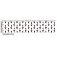 thumbnail image 3 of Ambesonne Romantic Fabric by the Yard Upholstery, True Love Word and Hearts, 5 Yards, Pale Pink Black and White, 3 of 5