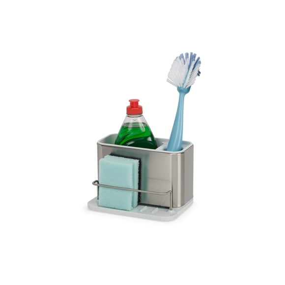 Organizador de fregadero Joseph Joseph Surface de acero inoxidable color piedra