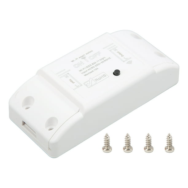Interruptor inteligente WIFI con control remoto de encendido y apagado por voz y temporizador para electrodomésticos TUYA de 90°