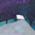 thumbnail image 3 of Yayeee Tapestry Wall Hanging for Bedroom 80" x 60" Living Room Home Wall Art Decor, Purple Moonlight Forest, 3 of 7