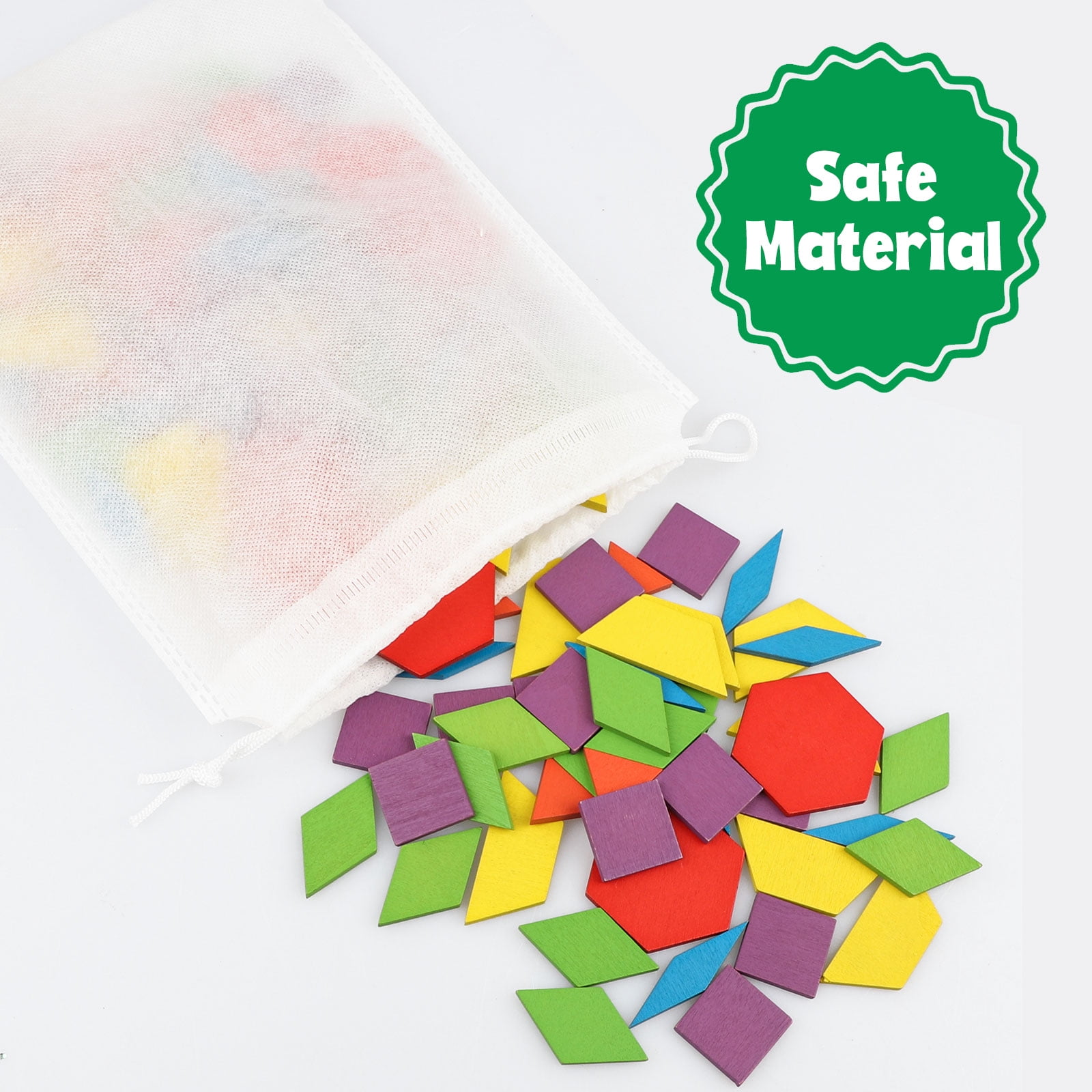 Large Squares for Pattern Block Set