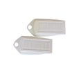 thumbnail image 5 of Ensemble de 4, Butée de Porte Pivotante en Caoutchouc, Blanc, Gris, 5 of 5
