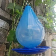 Visland Wild Bird Waterer, Wild Bird Feeder for Outdoors, Waterdrop Shaped Water Cooler Hanging for Garden Tree Yard Outside Decoration