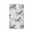 thumbnail image 1 of Unicorn Hanging Pocket Organizer, Minimal Sketch Style Running Fantasy Creatures Pattern Imagination Art, Printed Polyester Storage Bag with Pockets, 9" x 27", Charcoal Grey and White, 1 of 2