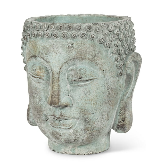 Ensemble de 6 Grands Pots Tête de Buddha