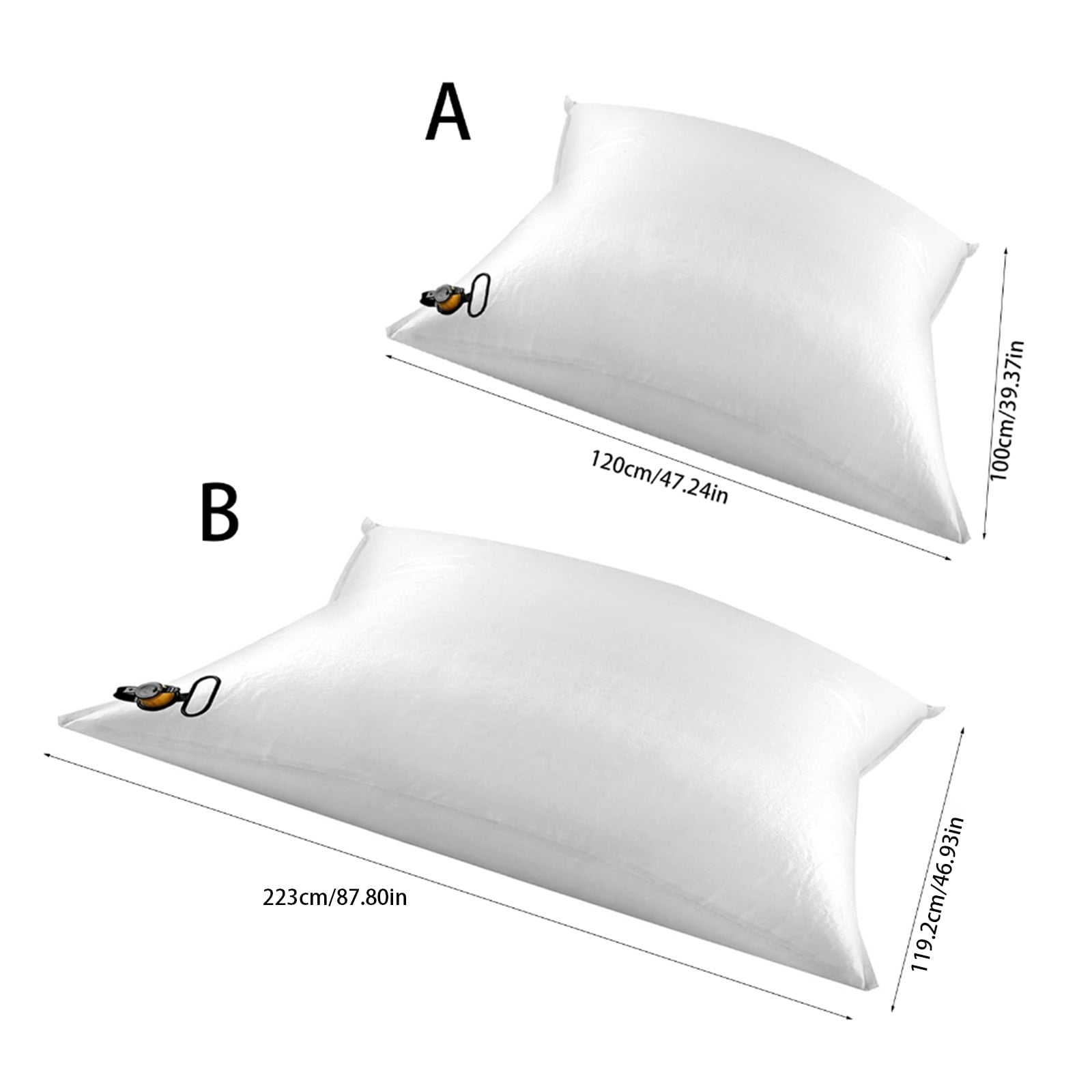 Inflatable Air Pillow For Outdoor Patios Furniture Covers Waterproof Support Cushions Prevents Rain Snow Buildups Sturdy Materials