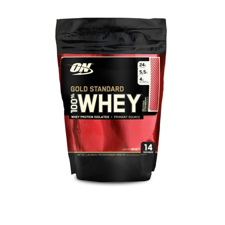 Best Optimum Nutrition Gold Standard 100% Whey Protein Powder, Strawberry, 24g Protein, 1 Lb deal
