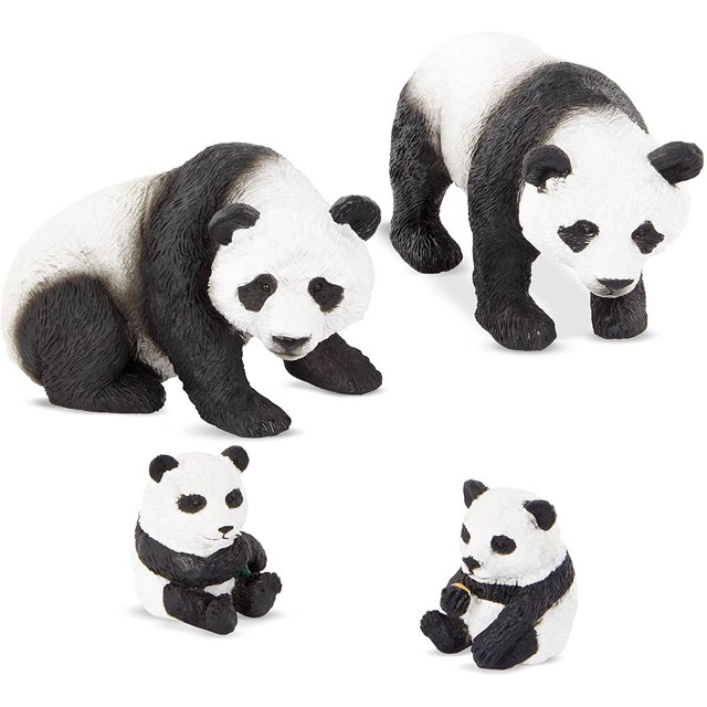 Terra by Battat — Giant Panda Family — Juguetes pequeños con