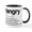 White/Black Inside, variant on CafePress - Hangry Definition - 11 oz Ceramic Mug - Novelty Coffee Tea Cup