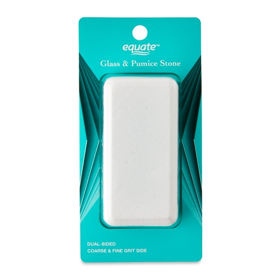 Equate Glass and Pumice Stone, Coarse and Fine Grit, 1 Count