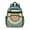 Colorful Rainbow Tie-2, variant on Blue Purple Tie Dye Mandala Pattern Backpack for School,Cute School Bag,Schoolbag with Adjustable Shoulder Straps & Padded Back,15.25"x11.5"x5.25"