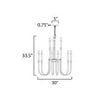 thumbnail image 3 of 11289BK Maxim Lighting Tux-9 Light Chandelier-30 Inches wide by 33.75 inches high     -Traditional Installation, 3 of 5