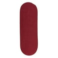 thumbnail image 1 of Colonial Mills Rug RV72R028X180 Reversible Flat-Braid Oval Braided Runner  Red - 2 ft. 4 in. x 15 ft., 1 of 1