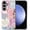 A Pink Blue Jesus Collage, variant on Designed for Samsung Galaxy S24 FE, Hybrid 2-Layer Case, Military-Grade Protection Durable Shockproof Anti-Scratch Phone Case, A Pink Blue Jesus Collage