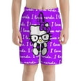 thumbnail image 3 of Hello Kitty Boys Swim Trunks Quick Dry Boards Shorts For Kids Beach Swim Shorts, 3 of 7