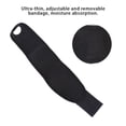 thumbnail image 4 of Muñequera, Muñequera Elástica Negra Ajustable Extraíble, Fitness Ultrafino Duradero Para Ejercicio De Tenis Con Mancuernas ANGGREK Tamaño libre negro, 4 of 8