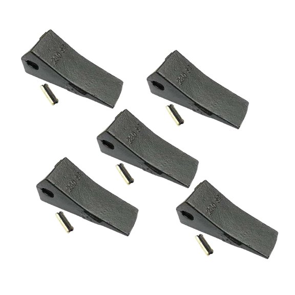 230SP Backhoe Bucket Teeth 23P Flex Pins, 23 230 Bucket Teeth Replacement for 23 & 230 Series Skid Steer loaders and excavators Compatible with Hensley Excavator