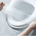 thumbnail image 4 of Agiferg Toilet Disposable Sticker Toilet Seat Cover Business Travel Stool 6PCS, 4 of 6