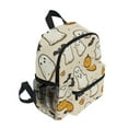 thumbnail image 2 of FORMRS School Backpack with Front Zippered Pocket 12" Student Travel Daypack, Halloween Cute Ghosts, 2 of 6