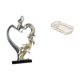 thumbnail image 1 of Estatua de pareja,Figura de pareja besándose,regalo de boda moderno,Estatua de pareja besándose en el aniversario de San Valentín,Bandeja de almacenamiento,Bandeja rectangular para servir, 1 of 8