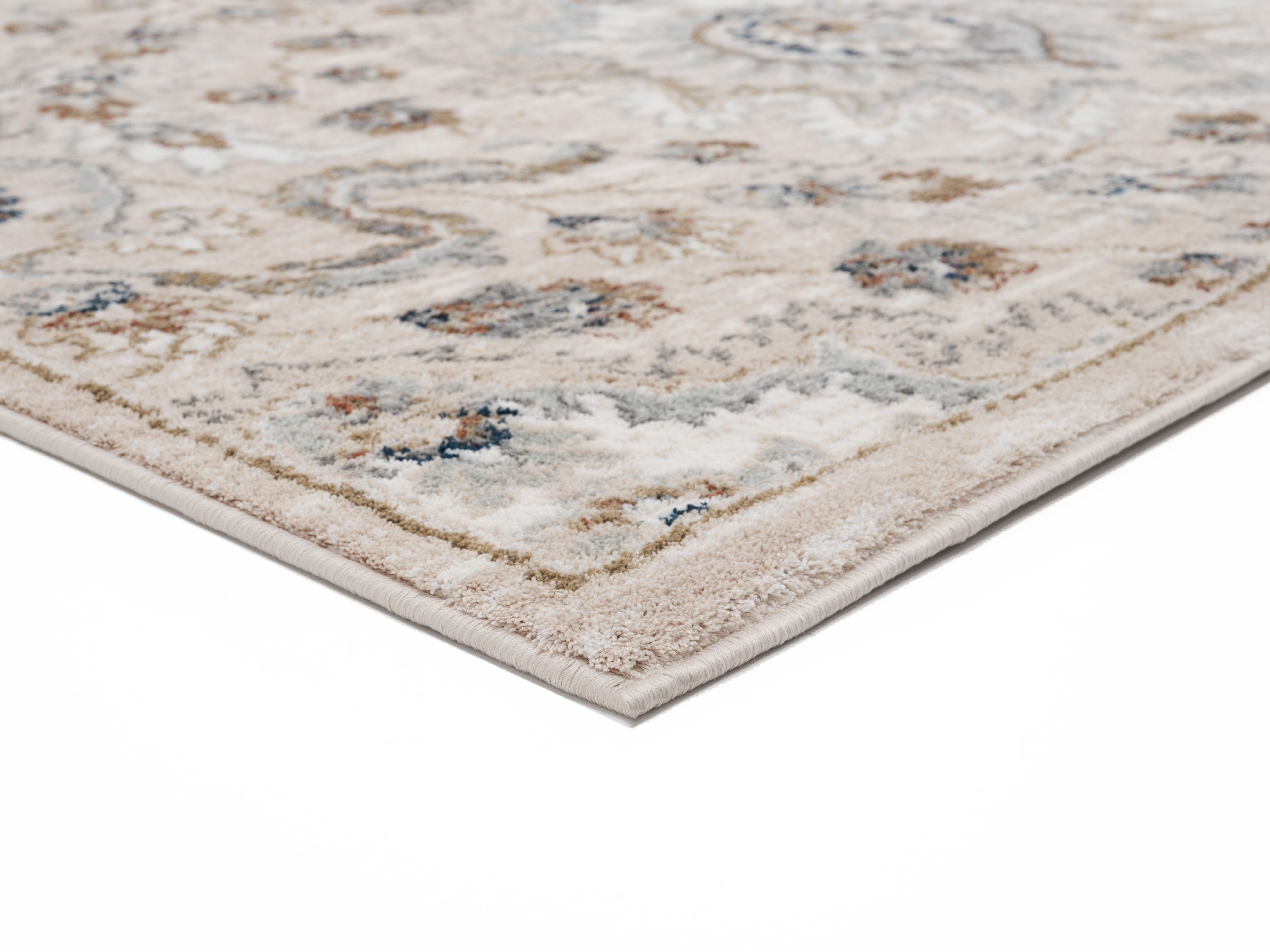 United Weavers Eldersburg Fredrickton Beige Transitional Plush Microfiber/Polyester Area Rug or Runner