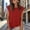 *Red, variant on ClodeEU Women Summer Cap Sleeve Tops,Casual Loose Crew Neck Basic Tank Gray,Womens Plus L