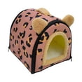 thumbnail image 3 of Cama plegable para gatos con diseño de cremallera, cómoda y Convertible, para mascotas rojo 26x26x26cm Yuyangstore Cama para perros, 3 of 8