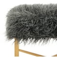 thumbnail image 6 of SAFAVIEH Horace Faux Sheep Skin X-Square Bench, Multiple Colors, 6 of 7