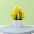 thumbnail image 1 of Ramo decorativo de flores secas artificiales,simulación de plantas verdes artificiales,decoración de interiores,decoración floral de plástico para sala de estar, 1 of 6