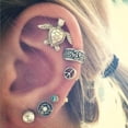 thumbnail image 2 of 6 uds Steampunk oreja Clips gótico brazalete pendientes Punk corona tortuga joyería Zulema Steampunk Ear Clips, 2 of 8